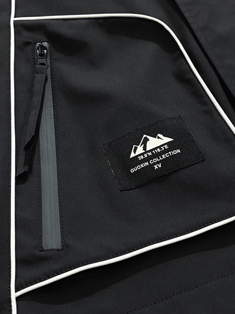 Green Jacket Men Outdoor Windproof Waterproof Softshell Jacket for Spring Autumn Outerwear Hooded Coats Lightweight Casual Coats - Image 5