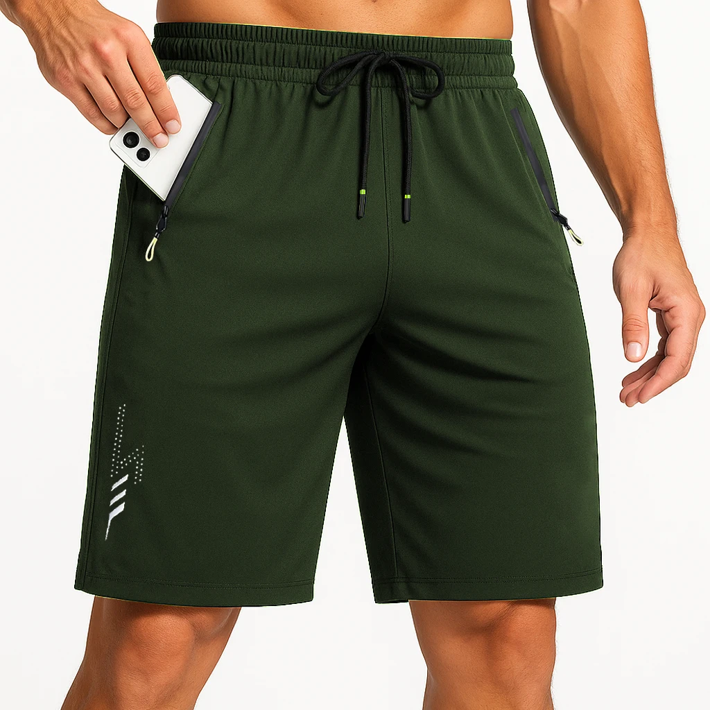 Plus Size Shorts for Men Big and Tall Summer Quick Dry Sweat Shorts Casual Athletic Shorts Drawtstring Sports Wear L-6XL New - Image 2