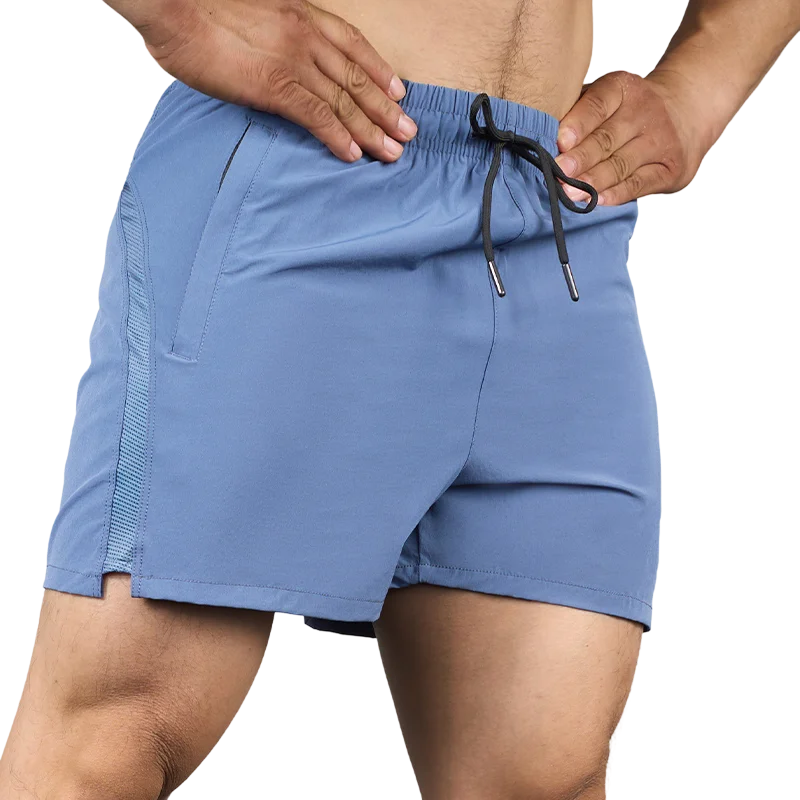 5 Inch Gym Shorts Men Fitness Clothes Drawstring Workout Shorts Breathe Cooling Quick Dry Stretch Sweat Shorts Running Training - Image 6